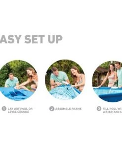 Intex 28200EH 10 Foot x 30 Inch 4 Person Outdoor Metal Frame Above Ground Round Swimming Pool with Easy Set-Up (Pump Not Included) -Swimming Pools Sales unnamed file 42