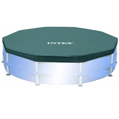 Intex 10'x30" Round Above Ground Swimming Pool & 10' Round Swimming Pool Cover 4 Intex 10'x30" Round Above Ground Swimming Pool & 10' Round Swimming Pool Cover - Image 4