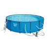 Bestway 15ft x 42in Steel Pro Max Round Frame Above Ground Pool and Accessories