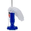 Northlight Swimming Pool Vacuum Head Kit with Filter Bag and Aluminum Pole 9.5" - Blue