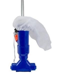 Northlight Swimming Pool Vacuum Head Kit with Filter Bag and Aluminum Pole 9.5" - Blue