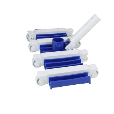 Northlight Flexible Weighted Vacuum Head for In-Ground Swimming Pools 13.75" - Blue/White 1 Northlight Flexible Weighted Vacuum Head for In-Ground Swimming Pools 13.75" - Blue/White