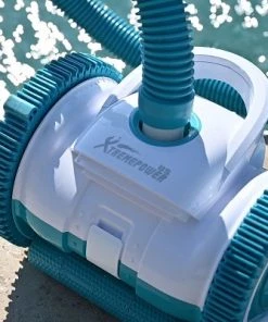 XtremepowerUS Automatic Suction Side Swimming Pool Cleaners Wall Climbing with 39' Hose Set, White/Mint -Swimming Pools Sales unnamed file 4343