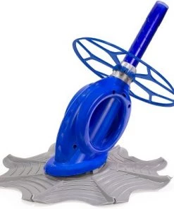 XtremepowerUS G4 In/Aboveground Automatic Pool Cleaner Swimming Pressure Suction with Hose Set, Blue