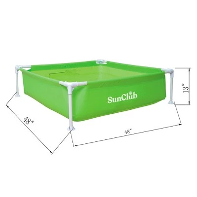 JLeisure Sun Club 17256 48 x 13" 1 to 2 Person Capacity Above Ground Steel Frame Kids Outdoor Kiddie Swimming Pool 1 JLeisure Sun Club 17256 48 x 13" 1 to 2 Person Capacity Above Ground Steel Frame Kids Outdoor Kiddie Swimming Pool