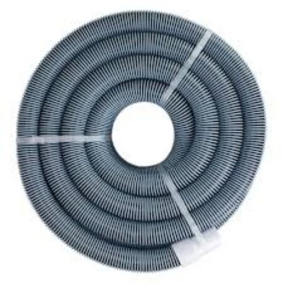 Pool Central Spiral Wound EVA Vacuum Hose with White Cuffs 40' x 1.5" - Blue 1 Pool Central Spiral Wound EVA Vacuum Hose with White Cuffs 40' x 1.5" - Blue