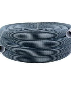 Pool Central Spiral Wound EVA Vacuum Hose with White Cuffs 24' x 1.25"- Blue