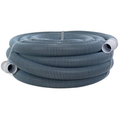 Pool Central Spiral Wound EVA Vacuum Hose with White Cuffs 24' x 1.25"- Blue 1 Pool Central Spiral Wound EVA Vacuum Hose with White Cuffs 24' x 1.25"- Blue