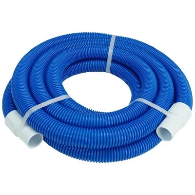 Pool Central Blow Molded PE Vacuum Hose with White Cuffs 27' x 1.25" - Blue 1 Pool Central Blow Molded PE Vacuum Hose with White Cuffs 27' x 1.25" - Blue
