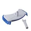 Pool Central Deluxe Cast Iron Weighted Vacuum Head with Side Brushes 14" - Blue/White