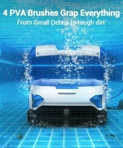 Ausono AU3172 Automatic Robotic Vacuum Cleaner for In Ground Pools with Wall Climbing, Particle Suspension, and 49.2 Foot Cable -Swimming Pools Sales unnamed file 4480