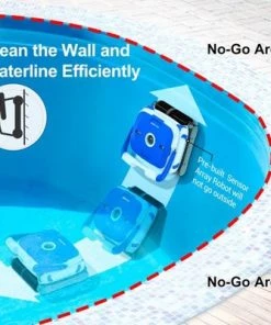 Ausono AU3172 Automatic Robotic Vacuum Cleaner for In Ground Pools with Wall Climbing, Particle Suspension, and 49.2 Foot Cable -Swimming Pools Sales unnamed file 4481