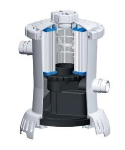 Summer Waves P53RX0600 600 Gallon Cartridge Filter Pump System with GCFI Plug, D Filter, Hose Clamps, and Hoses for Above Ground Swimming Pool