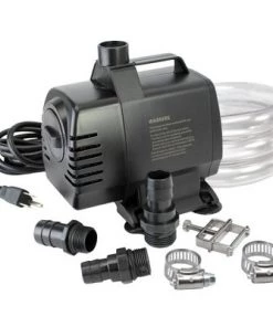 Design Toscano Ul-Listed, Indoor/Outdoor, 1650 Gph Pump Kit - Black
