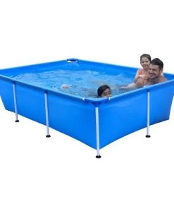 JLeisure 8.5 x 6 Ft Above Ground Rectangular Steel Frame Swimming Pool Bundle w/ Clean Plus Rechargeable Handheld Pool Suction Vacuum Cleaner -Swimming Pools Sales unnamed file 466