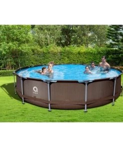 JLeisure Avenli 15 Foot x 33 Inch Round Steel Frame LamTech Above Ground Swimming Pool with Triangle Lock Frame System, Brown 5 JLeisure Avenli 15 Foot x 33 Inch Round Steel Frame LamTech Above Ground Swimming Pool with Triangle Lock Frame System, Brown -Swimming Pools Sales unnamed file 473