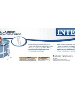 Intex 10ft x 30in Metal Frame Above Ground Pool & Intex Steel Frame Pool Ladder