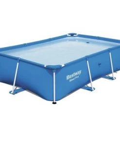 Bestway 8.5t x 5.5ft x 24in Rectangular Above Ground Pool Frame with Filter Pump