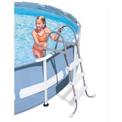 Intex Above-Ground Pool Ladder w/ Intex 10 x 2.5-Foot Pool Set with Filter Pump 2 Intex Above-Ground Pool Ladder w/ Intex 10 x 2.5-Foot Pool Set with Filter Pump - Image 2
