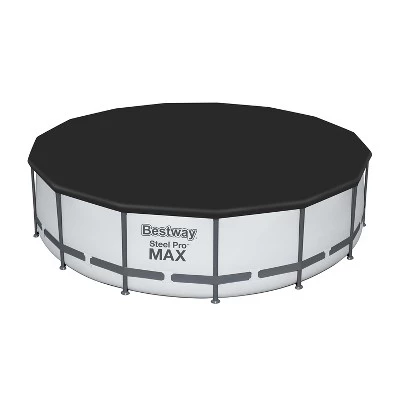 Bestway 56690E Steel Pro Max 15Ft x 15Ft x 48In Round Metal Frame Above Ground Swimming Pool Set w/ 1000 GPH Pump, Ladder, Cover, & Treatment Cleaner 2 Bestway 56690E Steel Pro Max 15Ft x 15Ft x 48In Round Metal Frame Above Ground Swimming Pool Set w/ 1000 GPH Pump, Ladder, Cover, & Treatment Cleaner - Image 2