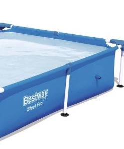 Bestway 56545E Steel Pro 7.25 x 4.9 x 1.4 Ft Outdoor Rectangular Frame Above Ground Family Kids Swimming Pool with Easy Setup and Solution Blend, Blue 7 Bestway 56545E Steel Pro 7.25 x 4.9 x 1.4 Ft Outdoor Rectangular Frame Above Ground Family Kids Swimming Pool with Easy Setup and Solution Blend, Blue -Swimming Pools Sales unnamed file 591
