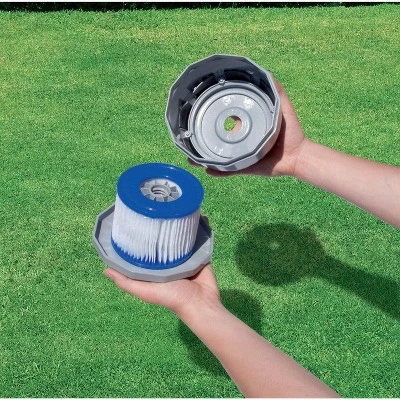 4 Pack Bestway Coleman Type VI Spa Filter Cartridge for Lay-Z-Spa 58323 2 4 Pack Bestway Coleman Type VI Spa Filter Cartridge for Lay-Z-Spa 58323 - Image 2