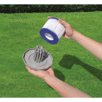 4 Pack Bestway Coleman Type VI Spa Filter Cartridge for Lay-Z-Spa 58323 3 4 Pack Bestway Coleman Type VI Spa Filter Cartridge for Lay-Z-Spa 58323 - Image 3