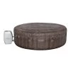 Bestway SaluSpa St Moritz 85 x 28 Inch 5 to 7 Person Outdoor Inflatable Portable AirJet Hot Tub Pool Spa with Cover, Pump, and Filter, Brown