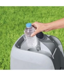 Bestway SaluSpa St Moritz 85 x 28 Inch 5 to 7 Person Outdoor Inflatable Portable AirJet Hot Tub Pool Spa with Cover, Pump, and Filter, Brown -Swimming Pools Sales unnamed file 708