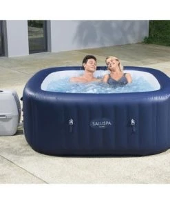 Bestway 60022E SaluSpa Hawaii AirJet 6 Person Inflatable Hot Tub Spa with Pump