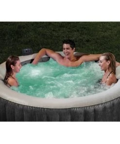 Intex 28439E Greywood Deluxe 4 Person Inflatable Hot Tub w/ LED Light Bundled w/ Type S1 Pool Filters, Attachable Cup Holder, & Inflatable Headrest -Swimming Pools Sales unnamed file 756