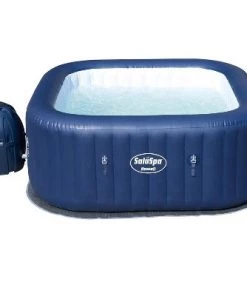 Bestway 54155 SaluSpa Hawaii AirJet 6-Person Portable Outdoor Spa Hot Tub with Intex PureSpa Attachable Cup Holder And Refreshment Tray