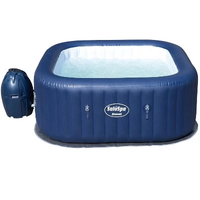 Bestway 54155 SaluSpa Hawaii AirJet 6-Person Portable Outdoor Spa Hot Tub with Intex PureSpa Attachable Cup Holder And Refreshment Tray 1 Bestway 54155 SaluSpa Hawaii AirJet 6-Person Portable Outdoor Spa Hot Tub with Intex PureSpa Attachable Cup Holder And Refreshment Tray