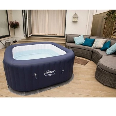 Bestway 54155 SaluSpa Hawaii AirJet 6-Person Portable Outdoor Spa Hot Tub with Intex PureSpa Attachable Cup Holder And Refreshment Tray 3 Bestway 54155 SaluSpa Hawaii AirJet 6-Person Portable Outdoor Spa Hot Tub with Intex PureSpa Attachable Cup Holder And Refreshment Tray - Image 3