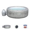 Bestway SaluSpa AirJet Inflatable 6 Person Honolulu Hot Tub Spa and Intex PureSpa Battery Powered Multi-Colored LED Spa Light