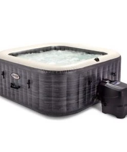 Intex PureSpa Plus Portable Inflatable Square Hot Tub Spa with Bubble Jets and Built In Heater Pump, Greystone -Swimming Pools Sales unnamed file 826