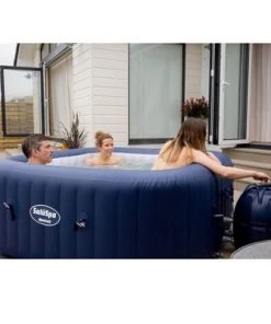 Bestway SaluSpa Hawaii AirJet 6 Person Inflatable Hot Tub Spa with Pump and EZ Spa Hot Tub Total Care Weekly Water Chemical Treatment Blend -Swimming Pools Sales unnamed file 843