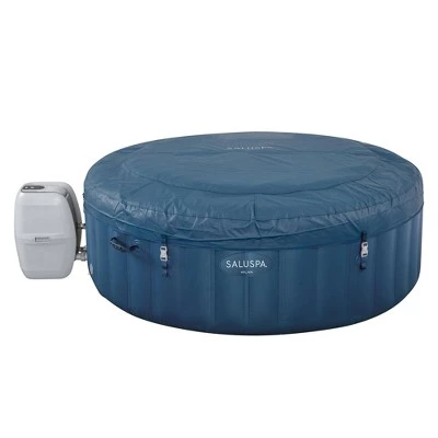 Bestway SaluSpa Milan Airjet Plus Portable Round Inflatable Hot Tub Spa with 2 Intex PureSpa Attachable Cup Holder And Refreshment Tray Accessories 2 Bestway SaluSpa Milan Airjet Plus Portable Round Inflatable Hot Tub Spa with 2 Intex PureSpa Attachable Cup Holder And Refreshment Tray Accessories - Image 2