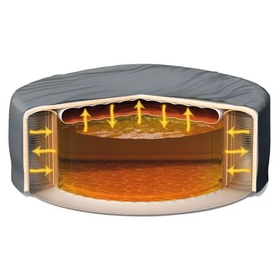 Intex 28439EP PureSpa Plus Greywood Inflatable Hot Tub Bubble Jet Spa with 4 Battery Powered Submersible Multi-Colored LED Lights 4 Intex 28439EP PureSpa Plus Greywood Inflatable Hot Tub Bubble Jet Spa with 4 Battery Powered Submersible Multi-Colored LED Lights - Image 4