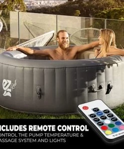 SereneLife Outdoor Portable 6 Person Inflatable Round Heated Spa Hot Tub Spa with 130 Bubble Jets, Filter Pump, Remote Control, and LED Lights 6 SereneLife Outdoor Portable 6 Person Inflatable Round Heated Spa Hot Tub Spa with 130 Bubble Jets, Filter Pump, Remote Control, and LED Lights -Swimming Pools Sales unnamed file 915