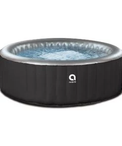 JLeisure Avenli 686 Liter 49" Inflatable Round 3 Person Hot Tub Spa & Avenli 290802 Pool Water Filter Replacement Cartridge for ECO Pump (6 Pack)