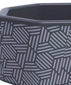 JLeisure Avenli 940 Liter 67 inch 3 to 5 Person Inflatable Hexagon Hot Tub Victory Spa with Drop Stitch Core, Insulated Top Cover, and Floor Protector