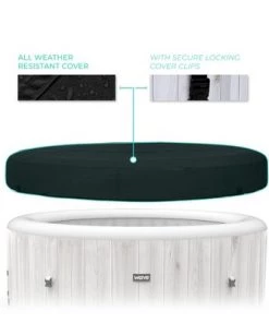 Wave Atlantic 2 to 4 Person Relaxing Inflatable Portable 105 Powerful Jet Hot Tub Spa with Filter, Cover, and Control Panel, White Wood 6 Wave Atlantic 2 to 4 Person Relaxing Inflatable Portable 105 Powerful Jet Hot Tub Spa with Filter, Cover, and Control Panel, White Wood -Swimming Pools Sales unnamed file 964